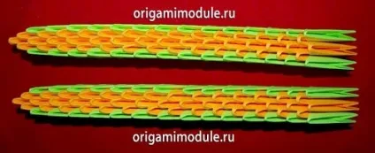 Модульне орігамі корзинка схеми