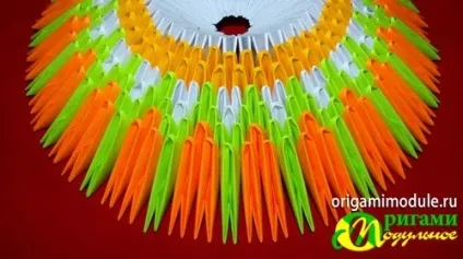 Модульне орігамі корзинка схеми