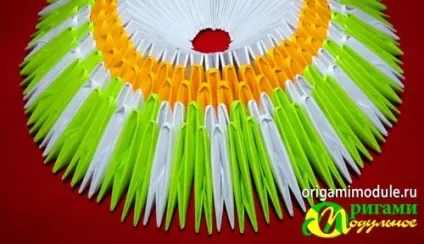 Модульне орігамі корзинка схеми