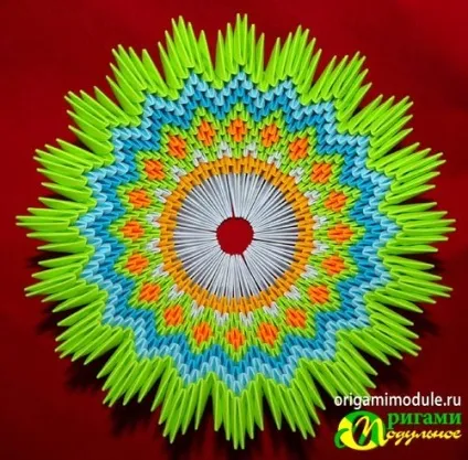 Модульне орігамі корзинка схеми