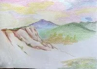 Морська хвиля малюємо аквареллю () Морська хвиля малюємо аквареллю