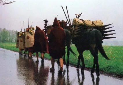 Мули Марія тяжкий тягар римського солдата (солдата) Мули Марія тяжкий тягар римського солдата