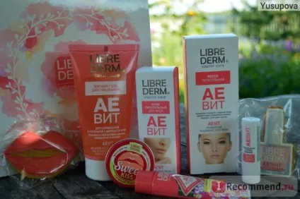 М'який гель аевит librederm (лібрідерм) для вмивання (для нормальної і жирної шкіри