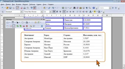 Ноу Інти, лекція, робота з таблицями оформлення і розміщення (Виділіть таблицю фрагмент) Ноу Інти, лекція, робота з таблицями оформлення і розміщення