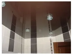 Натяжна стеля у ванній кімнаті - фото, поради, дизайн (натяжна) Натяжна стеля у ванній кімнаті - фото, поради, дизайн