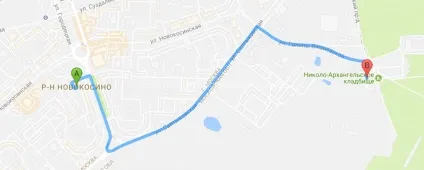 Ніколо-архангельське кладовищі як доїхати (доїхати) Ніколо-архангельське кладовищі як доїхати