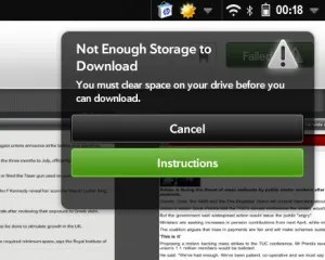 Not enough storage на ipad