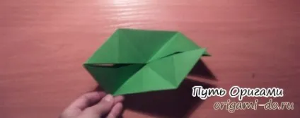 Об'ємне 3d орігамі «колесо огляду» - шлях орігамі (середині) Об'ємне 3d орігамі «колесо огляду» - шлях орігамі