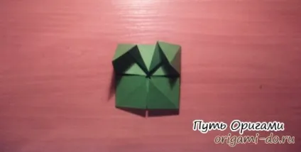 Об'ємне 3d орігамі «колесо огляду» - шлях орігамі (середині) Об'ємне 3d орігамі «колесо огляду» - шлях орігамі