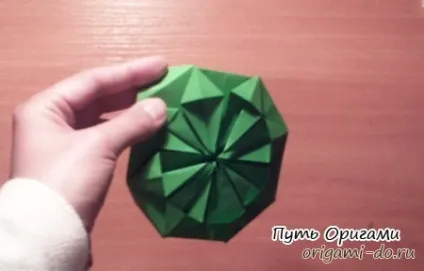 Об'ємне 3d орігамі «колесо огляду» - шлях орігамі (ніжнюючасть) Об'ємне 3d орігамі «колесо огляду» - шлях орігамі
