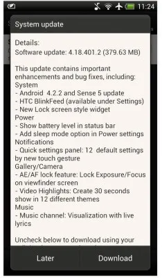 Оновлення htc one x і x до android 4