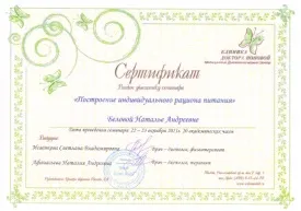Про мене - сайт лікаря-дієтолога Наталія Круглова