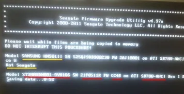 Оновлення прошивки жорсткого диска seagate st3000dm001, статті (жорсткого) Оновлення прошивки жорсткого диска seagate st3000dm001, статті