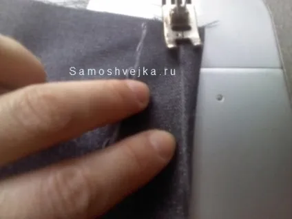 Обробка кишень штанів з відрізним бочком - самошвейка - сайт для любителів шиття і рукоділля (пошив жіночих брюк починають з обробки виточок і кишень штанів на передніх полотнищах.) Обробка кишень штанів з відрізним бочком - самошвейка - сайт для любителів шиття і рукоділля