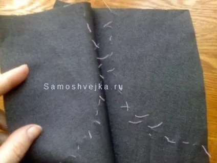 Обробка кишень штанів з відрізним бочком - самошвейка - сайт для любителів шиття і рукоділля (пошив жіночих брюк починають з обробки виточок і кишень штанів на передніх полотнищах.) Обробка кишень штанів з відрізним бочком - самошвейка - сайт для любителів шиття і рукоділля