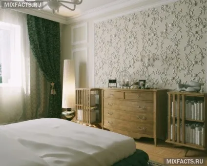 Шпалери для маленької спальні фото в інтер'єрі