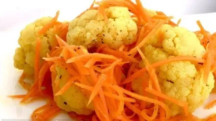 Дуже смачна маринована цвітна капуста по-корейськи - дуже смачно (дуже) Дуже смачна маринована цвітна капуста по-корейськи - дуже смачно