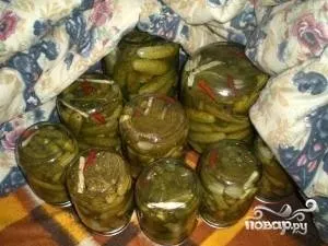 Огірки консервовані солодкі - покроковий рецепт з фото на (огірки) Огірки консервовані солодкі - покроковий рецепт з фото на
