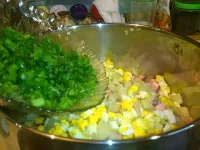 Окрошка на майонезе- улюблений рецепт, перевірений часом (покроковий рецепт приготування з фото) (окрошка з ковбасою) Окрошка на майонезе- улюблений рецепт, перевірений часом (покроковий рецепт приготування з фото)