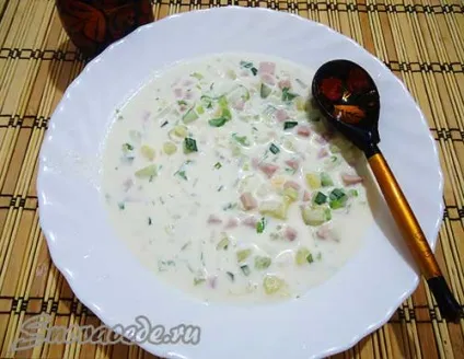 Окрошка на майонезі