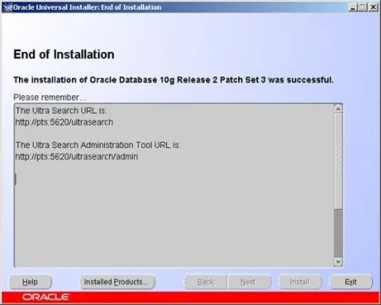 Oracle database 10