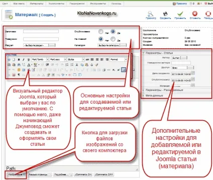 Організація контенту в joomla (joomla) Організація контенту в joomla