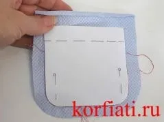 Обробка накладних кишень