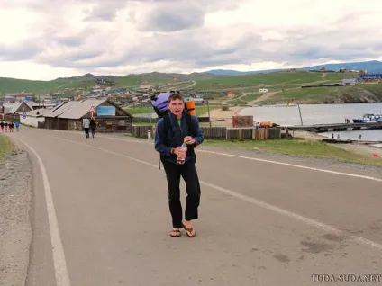 Острів Ольхон на Байкалі, селище Хужир (селище) Острів Ольхон на Байкалі, селище Хужир