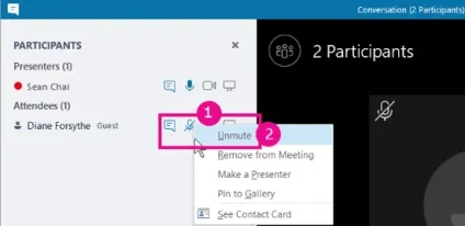 Вимкнення та увімкнення мікрофона в ході зборів або дзвінка skype для бізнесу - skype for business (дзвінка) Вимкнення та увімкнення мікрофона в ході зборів або дзвінка skype для бізнесу - skype for business