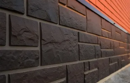 Оздоблення цоколя панелями під камінь рекомендації по монтажу
