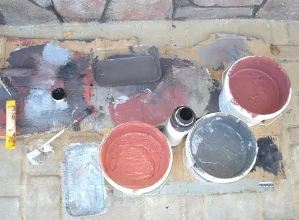 Оздоблення цоколя з імітацією природного каменю (облицювання цоколя) Оздоблення цоколя з імітацією природного каменю