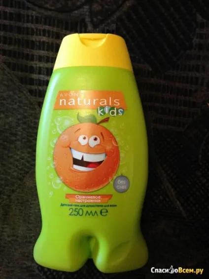 Відгук про дитячий гель для душу і піна для ванн avon naturals kids - помаранчеве настрій (душа) Відгук про дитячий гель для душу і піна для ванн avon naturals kids - помаранчеве настрій