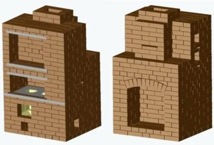 Піч-камін для дому, готові розробки досвідчених пічників (будинку) Піч-камін для дому, готові розробки досвідчених пічників
