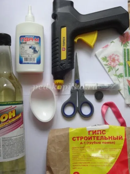 Великодні яйця з гіпсу (Майстер-клас покроковими фото) Великодні яйця з гіпсу