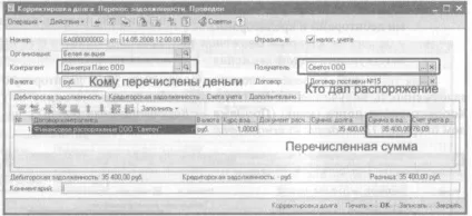 Перерахування средствпо фінансовому распоряженіюпоставщіка (перерахування средствпо фінансовому распоряженіюпоставщіка) Перерахування средствпо фінансовому распоряженіюпоставщіка