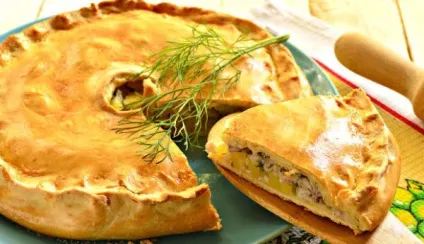 Пиріг з фаршем в духовці калорійність, покроковий рецепт (пиріг) Пиріг з фаршем в духовці калорійність, покроковий рецепт