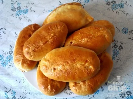 Пиріжки з бланшированной капустою і яйцем (покроковий фото рецепт) (капустою) Пиріжки з бланшированной капустою і яйцем (покроковий фото рецепт)