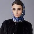 Хустка з шубою як зав'язати, шкіра та хутро (модні поради) Хустка з шубою як зав'язати, шкіра та хутро