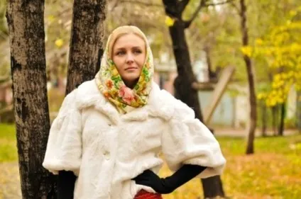 Хустка з шубою як носити і пов'язати на фото (пов'язати) Хустка з шубою як носити і пов'язати на фото