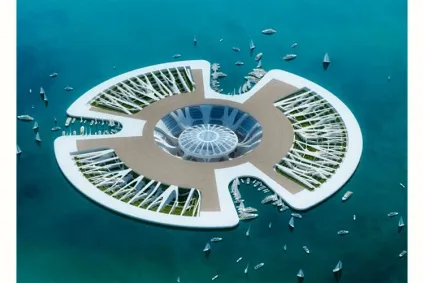 Плаваючий місто майбутнього lilypad (floating city) Плаваючий місто майбутнього lilypad