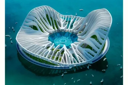 Плаваючий місто майбутнього lilypad (floating city) Плаваючий місто майбутнього lilypad