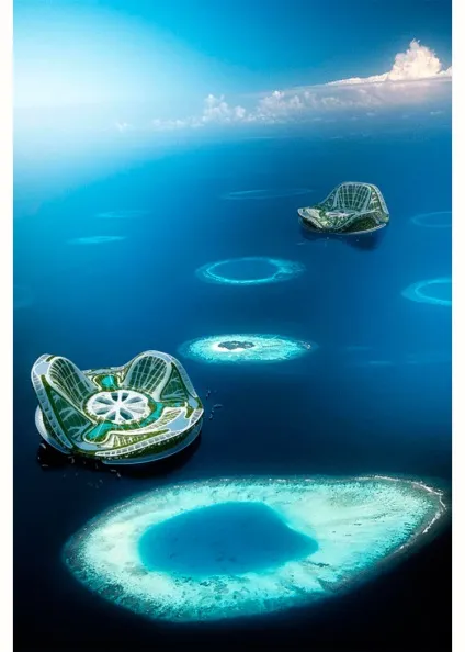 Плаваючий місто майбутнього lilypad (floating city) Плаваючий місто майбутнього lilypad