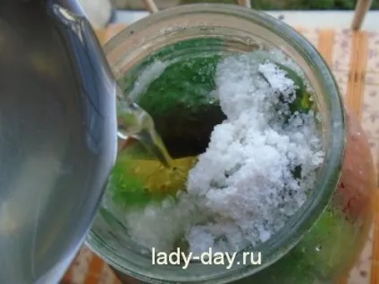 Огірки з зеленими помідорами на зиму рецепт, прості рецепти з фото (огірки) Огірки з зеленими помідорами на зиму рецепт, прості рецепти з фото
