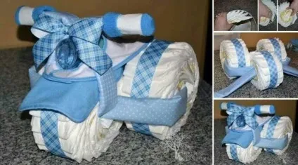 Подарунки з памперсів для малюків та їхніх батьків (батьків) Подарунки з памперсів для малюків та їхніх батьків