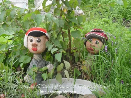 Падалка для саду, дитячого майданчика - з шин і пластикових пляшок (саду) Падалка для саду, дитячого майданчика - з шин і пластикових пляшок