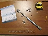 Покроковий алгоритм установки газових ліфтів, зробимо меблі самі (самі) Покроковий алгоритм установки газових ліфтів, зробимо меблі самі