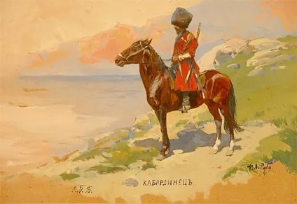 Породи кабардинська кінь (верхово-упряжні) - про коней, коновод (кінь) Породи кабардинська кінь (верхово-упряжні) - про коней, коновод