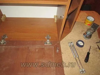 Покроковий алгоритм установки газових ліфтів, зробимо меблі самі (установка) Покроковий алгоритм установки газових ліфтів, зробимо меблі самі