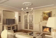 Стеля в стилі класика красиві фото, види оформлення, кращі варіанти, колір в інтер'єрі, дизайн (красиві) Стеля в стилі класика красиві фото, види оформлення, кращі варіанти, колір в інтер'єрі, дизайн
