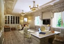 Стеля в стилі класика красиві фото, види оформлення, кращі варіанти, колір в інтер'єрі, дизайн (стелю в стилі класика) Стеля в стилі класика красиві фото, види оформлення, кращі варіанти, колір в інтер'єрі, дизайн